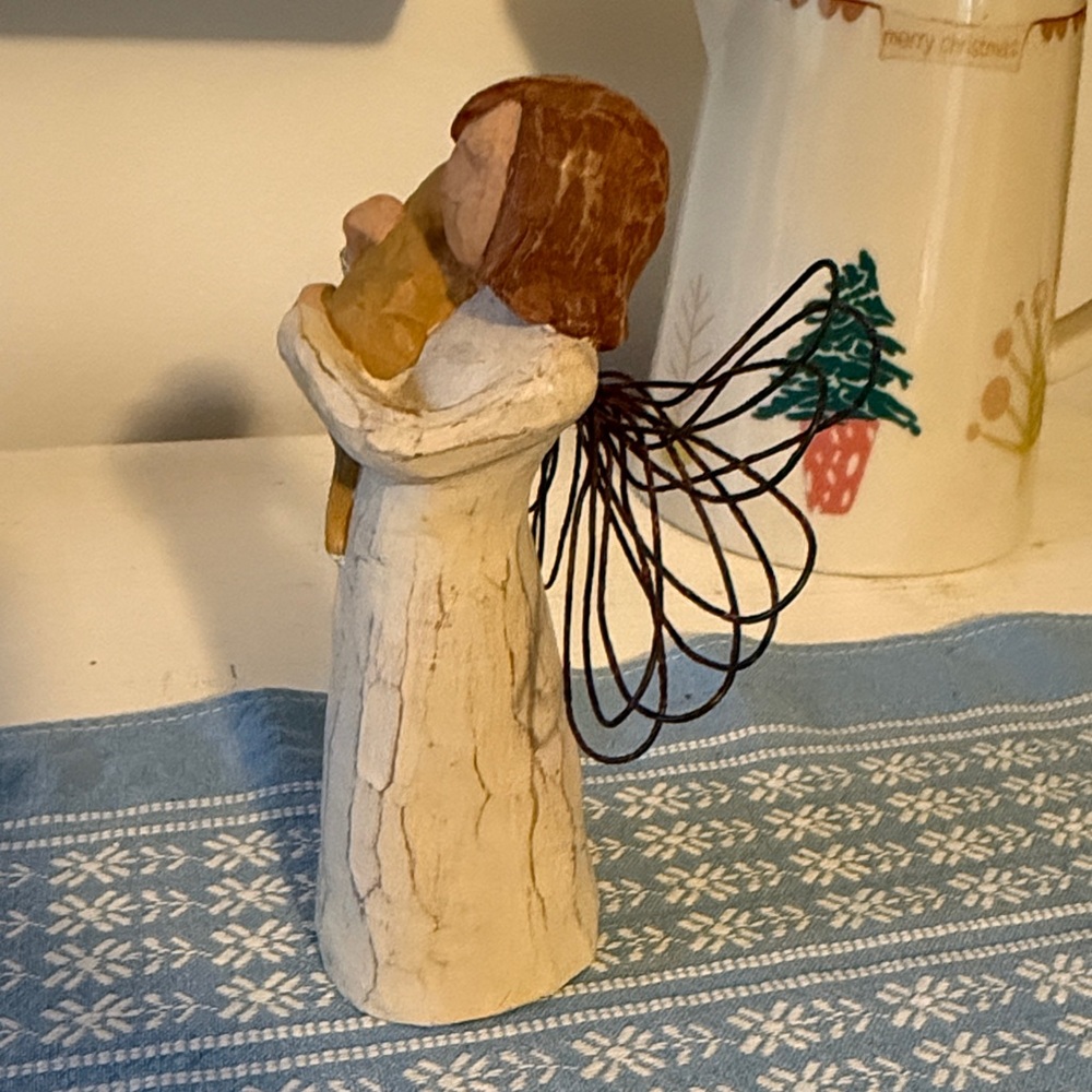 Willow Tree Angel of Friendship with Dog Sculpture by Demdaco - Picture 2 of 5